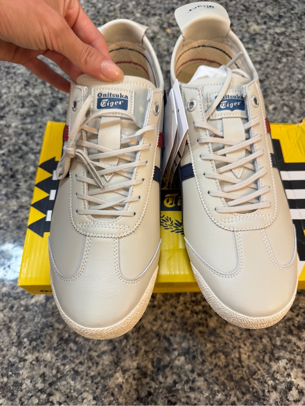 Onitsuka Tiger Mexico 66 Navy & Red Stripes - Picture 2 of 8